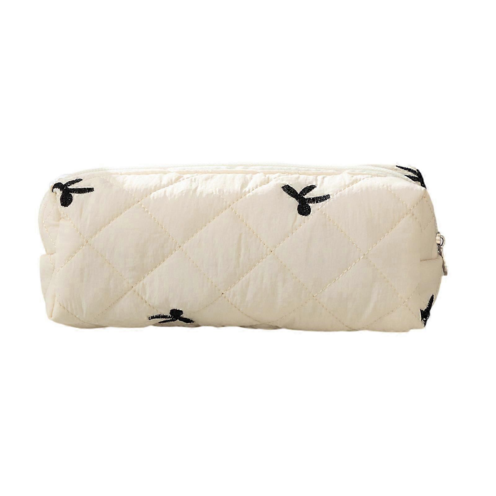 Large Capacity Bowknot Pencil Case - Cute and Functional for School or Travel
