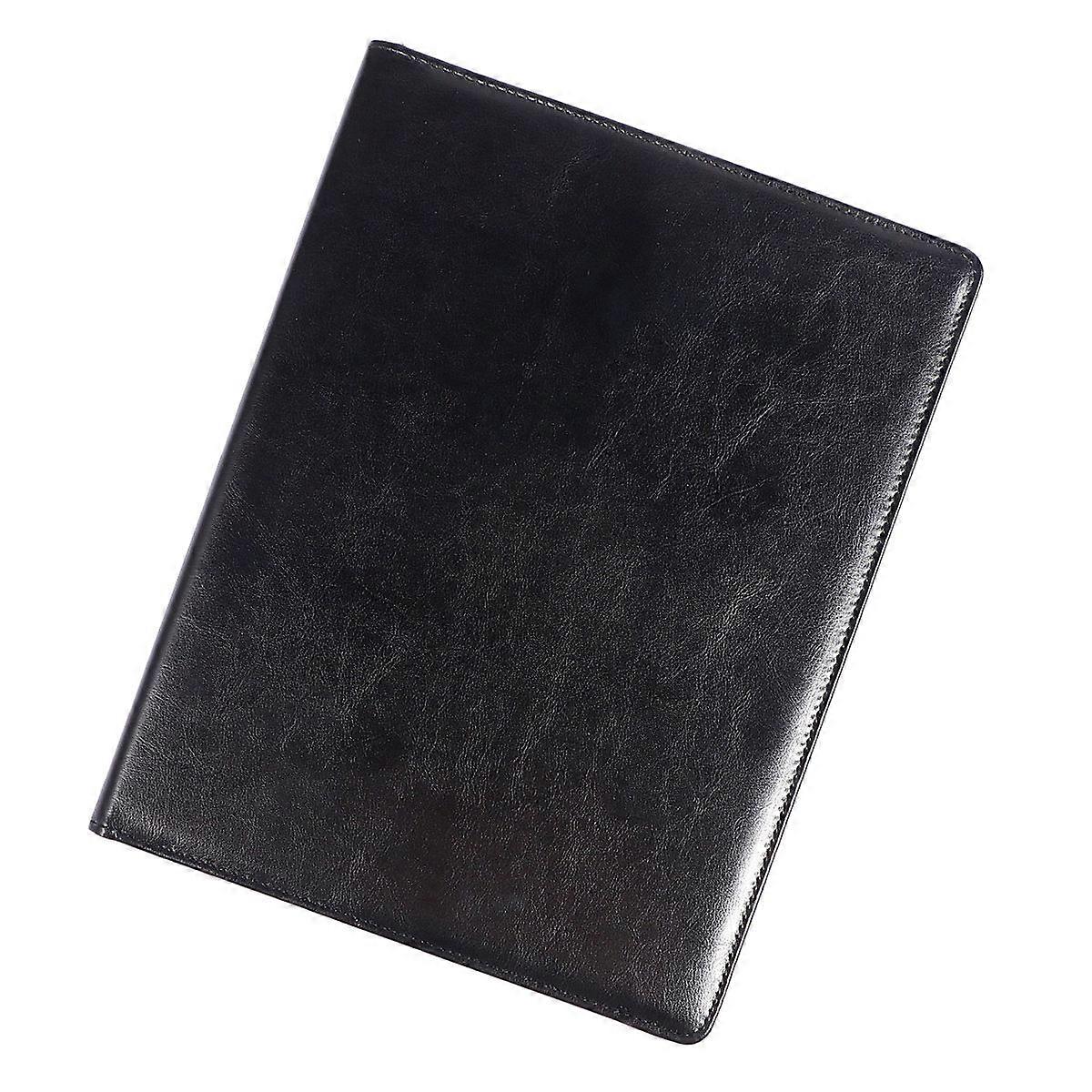 Hard Folder for Documents File Folder Holder for School Use Rectangular Black 1Pack