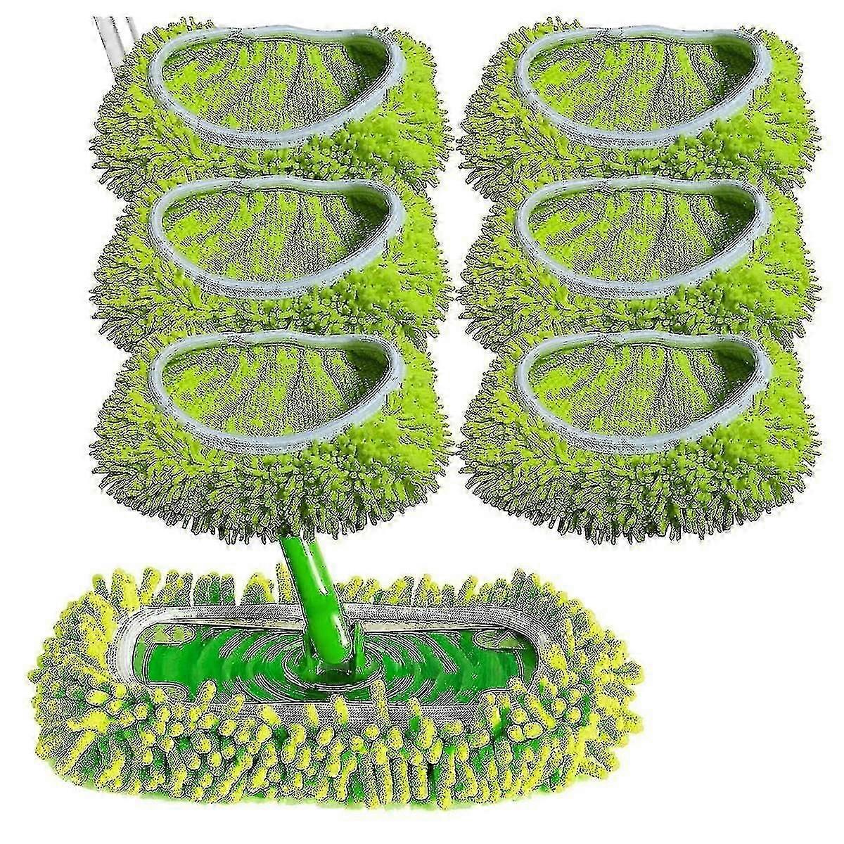 Wet/dry Chiffon For Sweeper Mop Cloths/pads Microfiber Hardwood Floor Mop Pad Wet And Dry Flip Mop