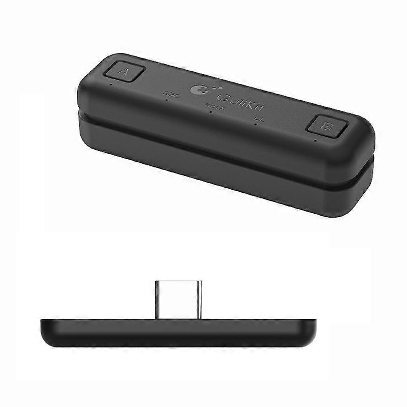 U7s GULIKIT NS07 Route Air Wireless Bluetooth-compatible Audio Adapter d7K for Nintendo Switch - Bla