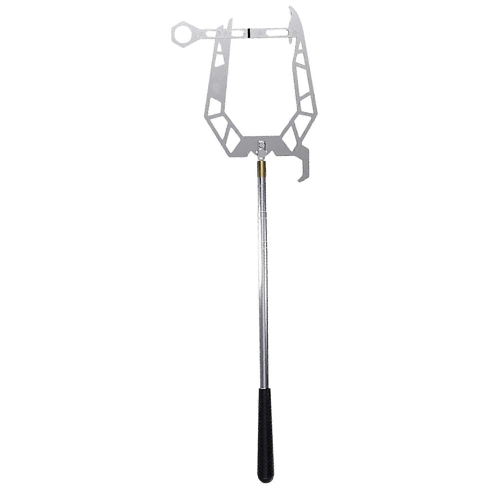 Boat hook for docking, mooring rope hook Telescoping automatic ship parking tool