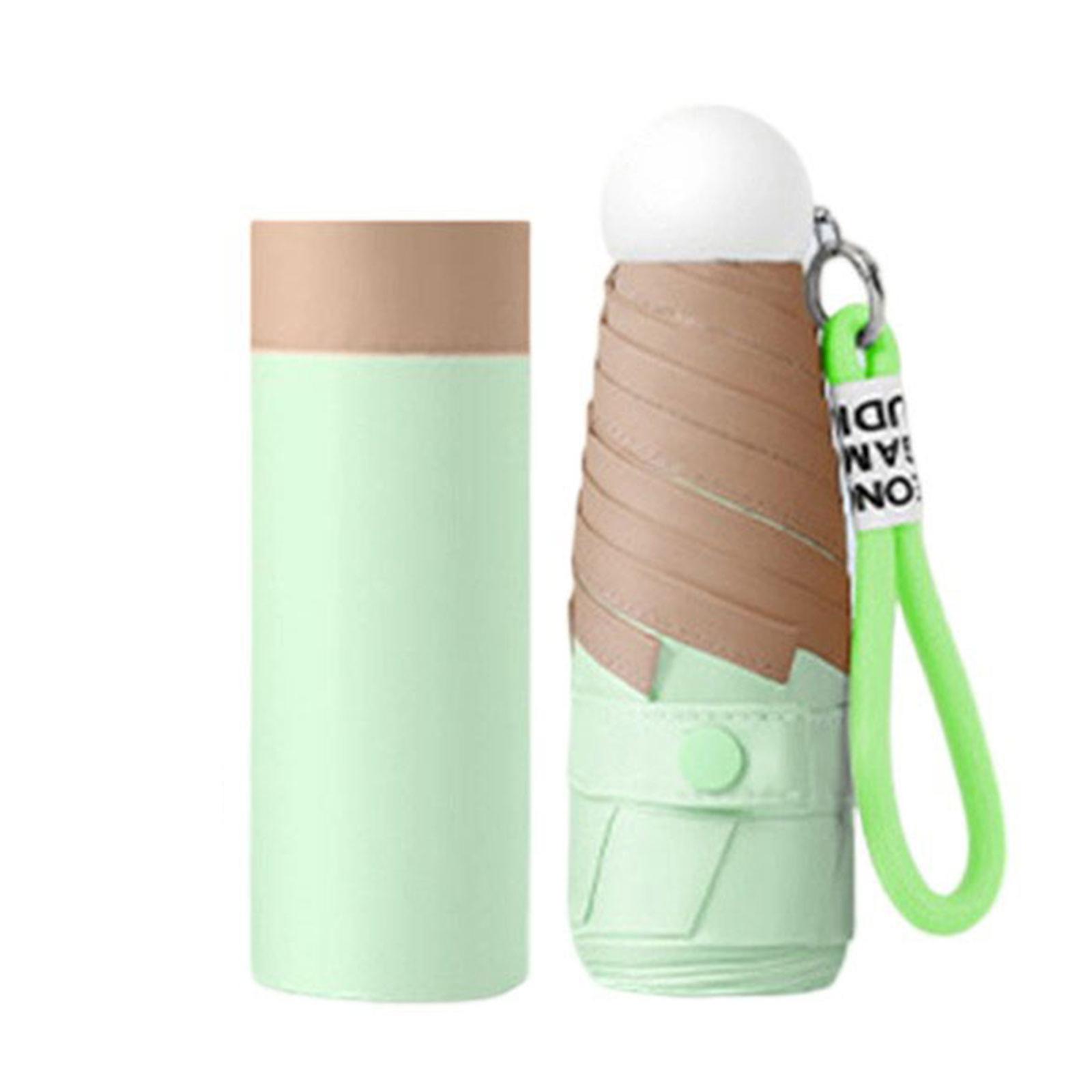 Portable Foldable Umbrellas With Windproofs Fiberglass Frame UV50+ Titaniums Coating Outdoor Essential