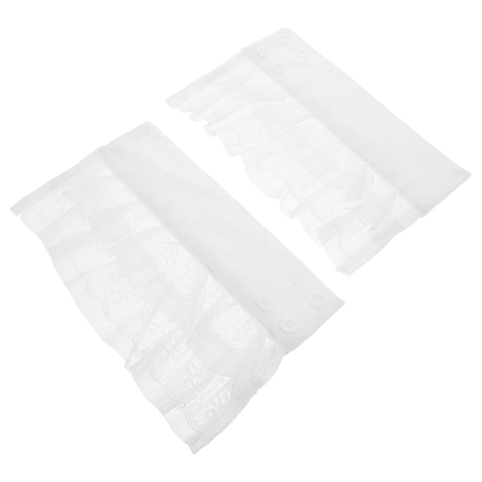 Detachable Ruffle Wrist Accessory for Women – Soft Fabric for Jackets, Sweaters & Bridal Styles