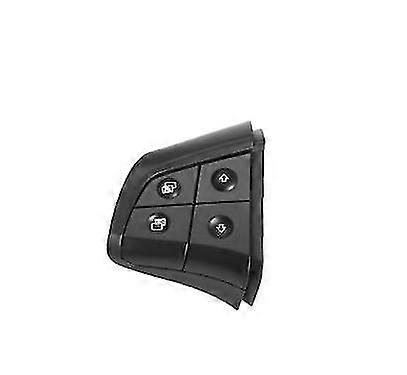 1 piece low profile black steering wheel switch multi-function switch button compatible with Ml W164 B W245 left--Black