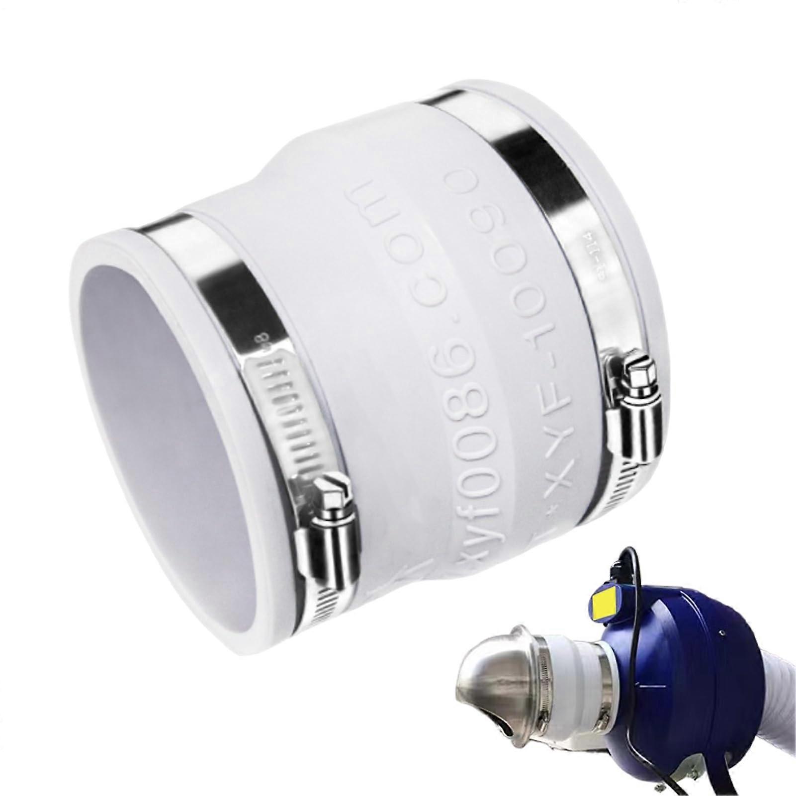 PVC Ventilation Pipe Adapter  Durable Air Duct Connection for Home, Work