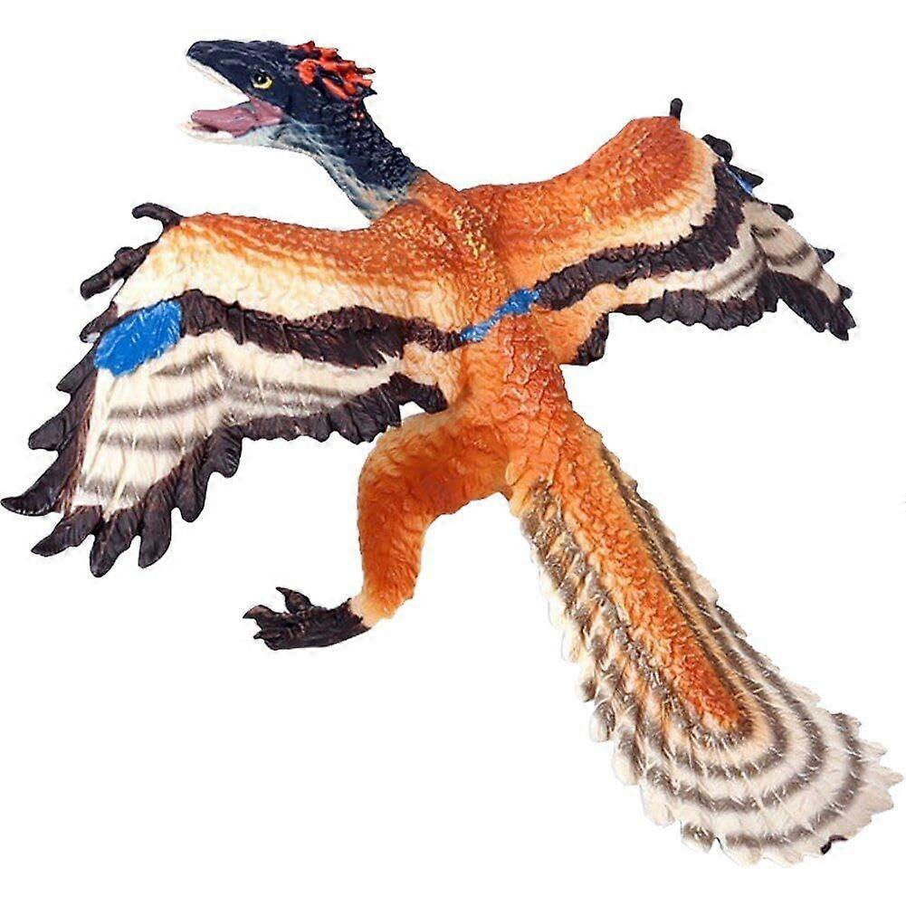 Simulation Antique Dinosaur Solid Plastic Model Collection Carnotaurus Pterosaur Archaeopteryx Dinosaur Toy Set