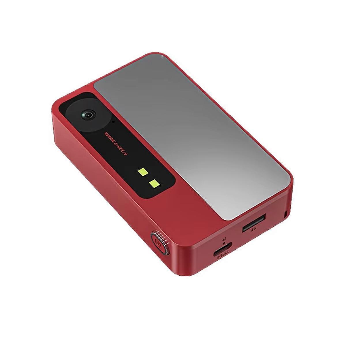 Digital Camera 8X Zoom Portable CCD Card Camera 1080P FHD MP3 Music Games Video Vlogging Travel Selfie Camera Red