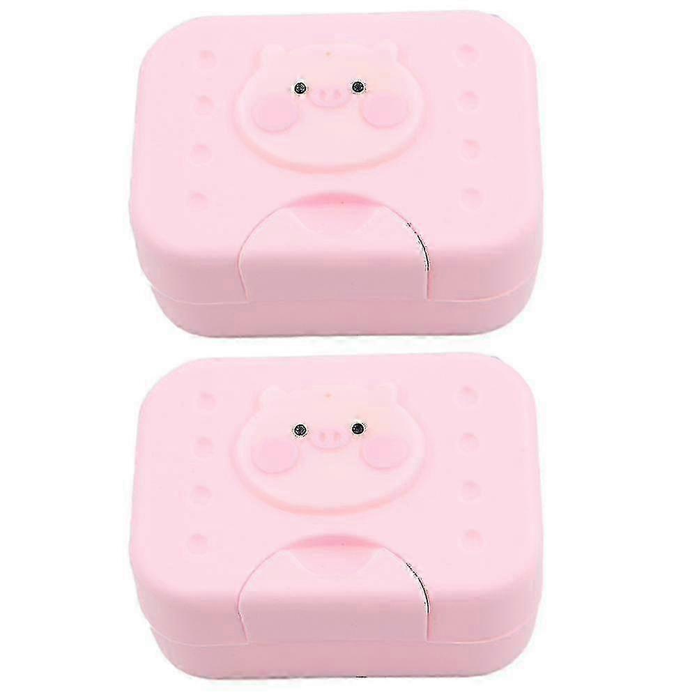 Portable Soap Holder Container, Bar Soap Saver Scrubber Case for Bathroom and Kitchen