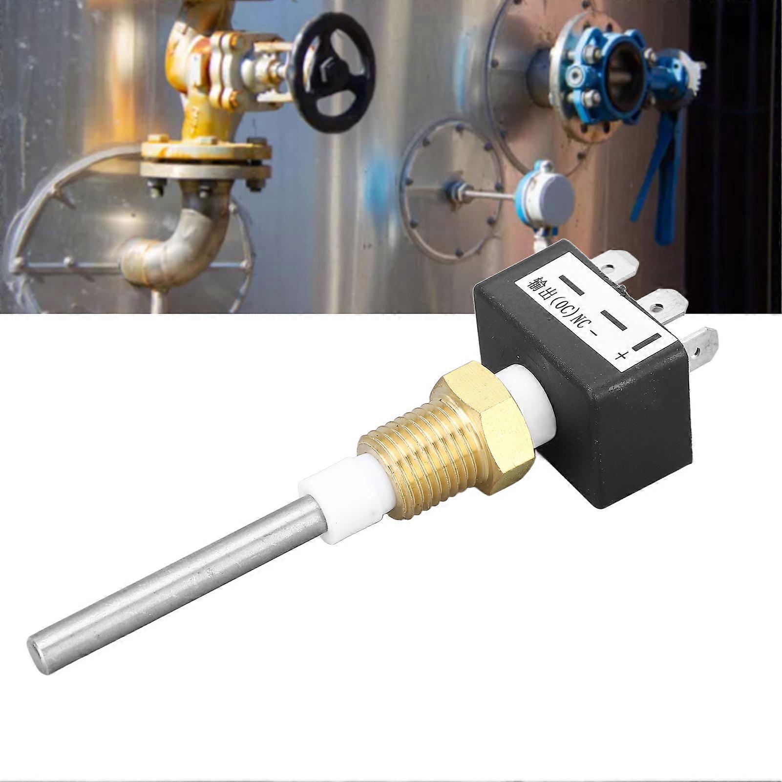 Coolant Level Sensor 5‑35VDC M14 NC Water Tank Liquid Level Sensor Alarm for Operation 