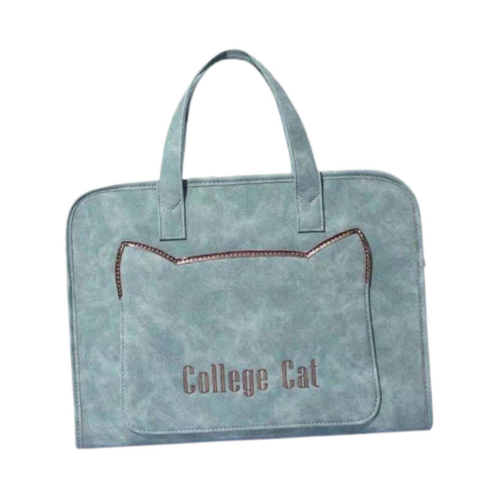 Shoulder bag with, work/briefcase for travel, office, computer, blue