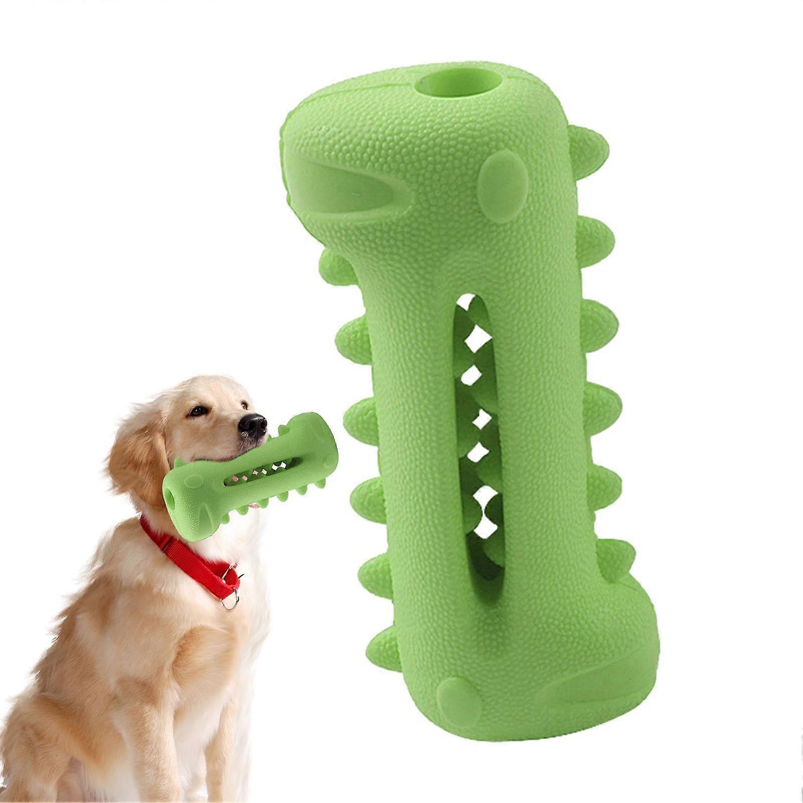 Dog Treat Dispenser Chew Toy For Dogs, Interactive Puzzle Treat Feeder, Teething Toy, Durable Plastic