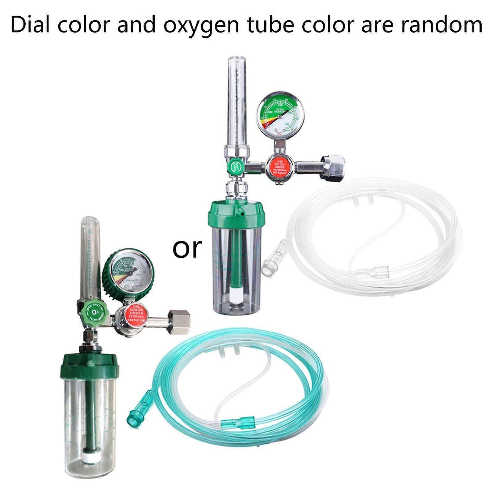 Sauerstoffdruck Gasregler Inhalator O2 Druckminderer Sauerstoffmessgerät Durchfluss