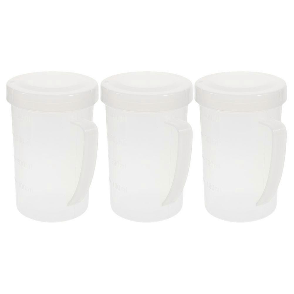 Drinking Cup For Breakfast Simple Design Water Mug for Home 3Pcs