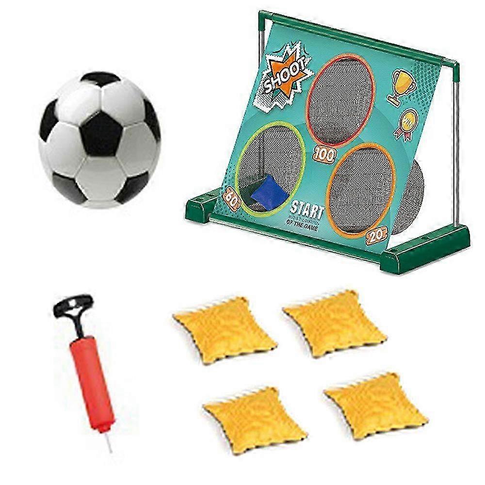 Portable Child Electric Movable Soccer Net Set Foldable Soccer Practice Net Outdoor and Indoor Sports Football Net For Kids 2-in-1 Soccer Net and Sand