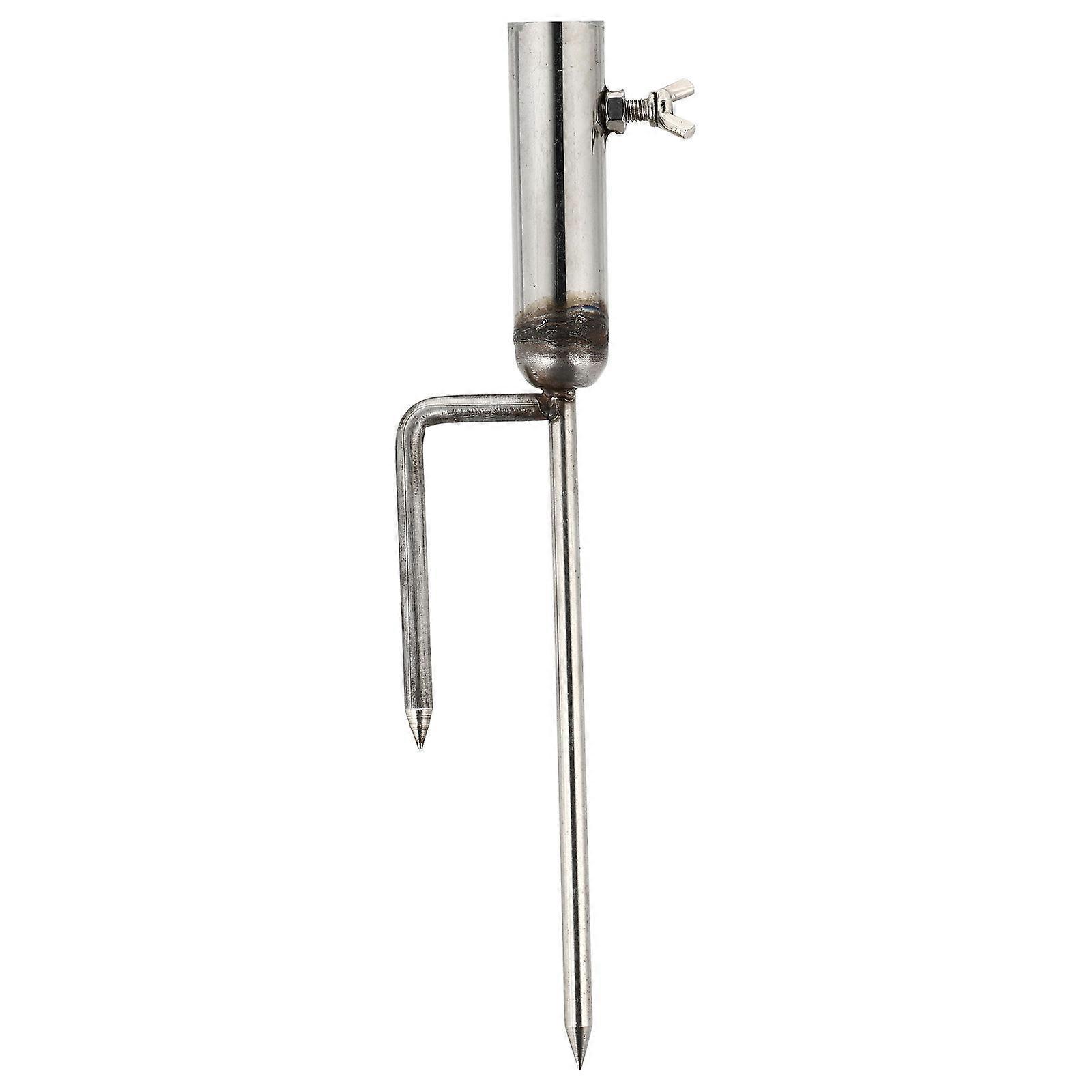 Outdoor Parasol Base Stainless Steel Umbrella Stand For Travelling Beach 7X3CM Fixing Umbrellas 1Pcs