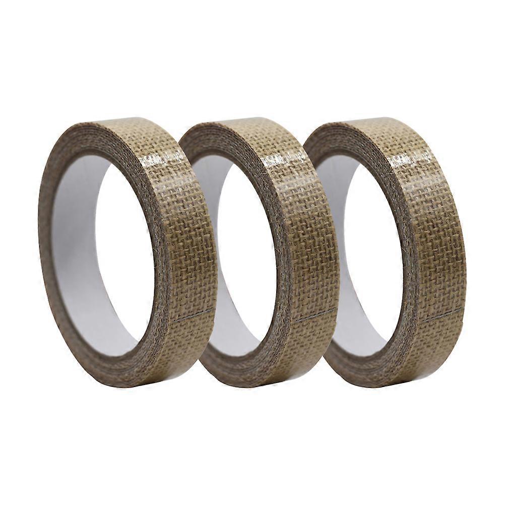 3pcs Flax Decorative Adhesive Craft Trim for Scrapbooking, Card Making & DIY Projects – Sticky Trim for Embellishing Cards, Pages & Journals