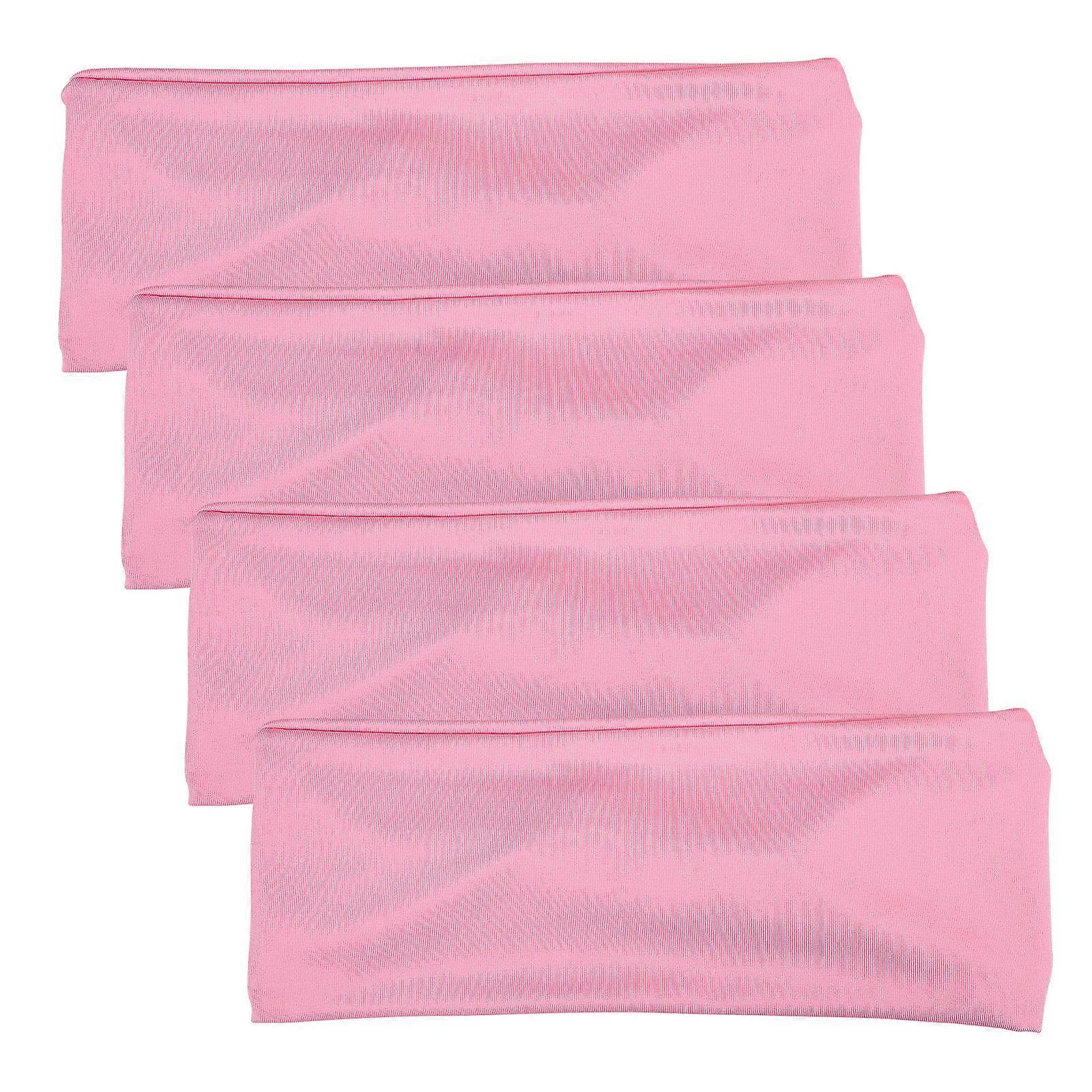 4pcs Breathable Sports Sweatbands for Women – Quick Dry Elastic Yoga Headbands Lightweight Slip Resistant Design for Running, Basketball & Fitness