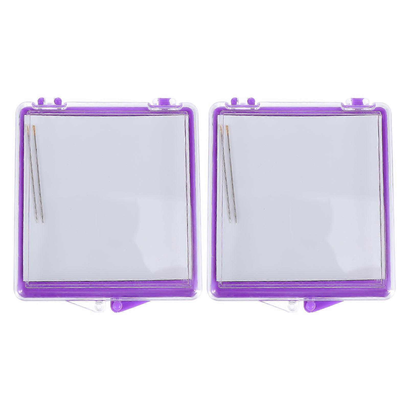 Magnetic Sewing Needle Holder & Pin Cushion Storage Box for Quilting and Household Sewing Tools, Durable and Portable Organizer with Smooth Surface