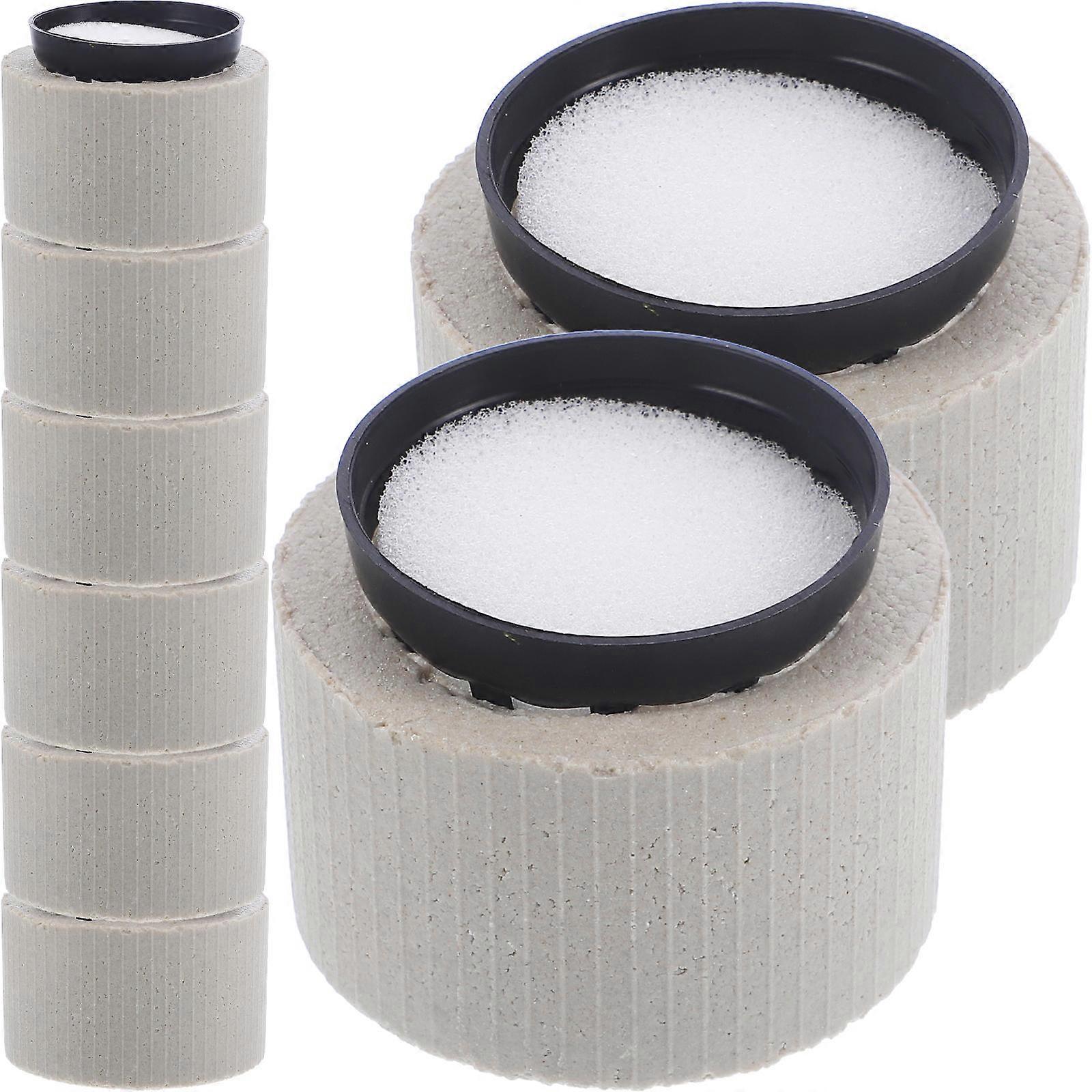 Fish Tank Ring Fixed Base Planting For Aquarium Simple Design Ring Shape Plastic Material 24Pcs