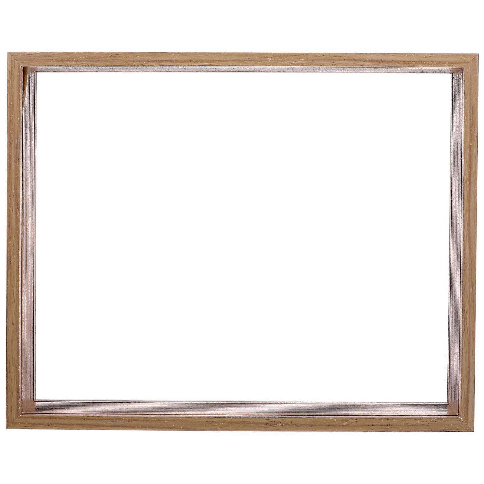 Natural Wood Dried Flower Shadow Box Frame with Transparent Window – Wall Mountable Hollow Display for Home Floral Decor and Preserved Flower