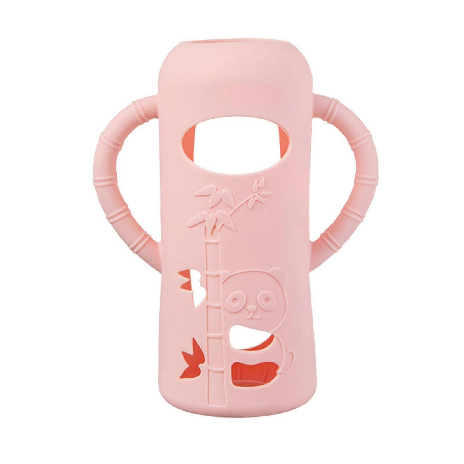 Soft Silicone Protective Case for 120/250ml Glass Baby Bottles, Shockproof Sleeve, Durable and Flexible Design