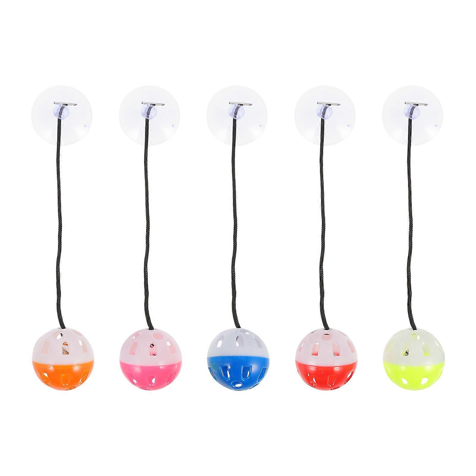 Reptile Toys Pets Toy Bell Balls Bearded Dragons Entertainment Attention Grabbing 4X4X20CM 6Pcs
