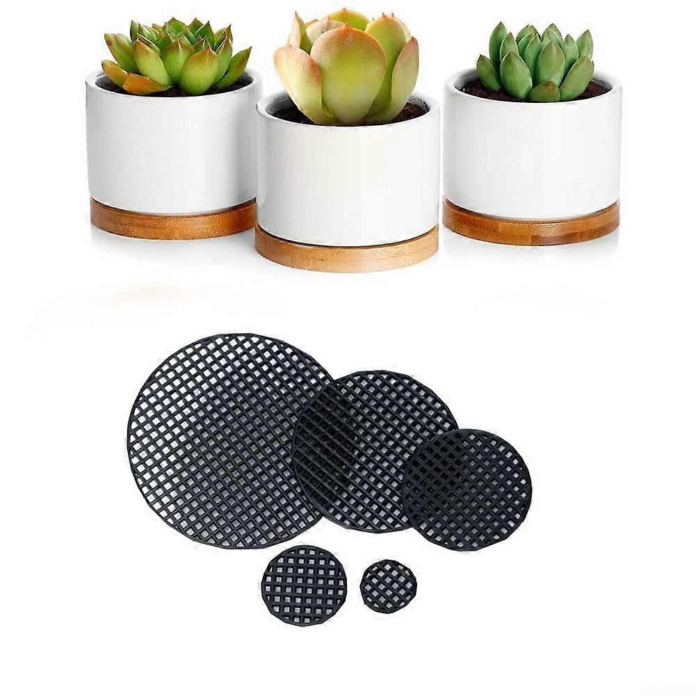 BlumentopfDrainageMeshPads, 10 pieces for protecting the soil and promoting healthy plants (14 cm).