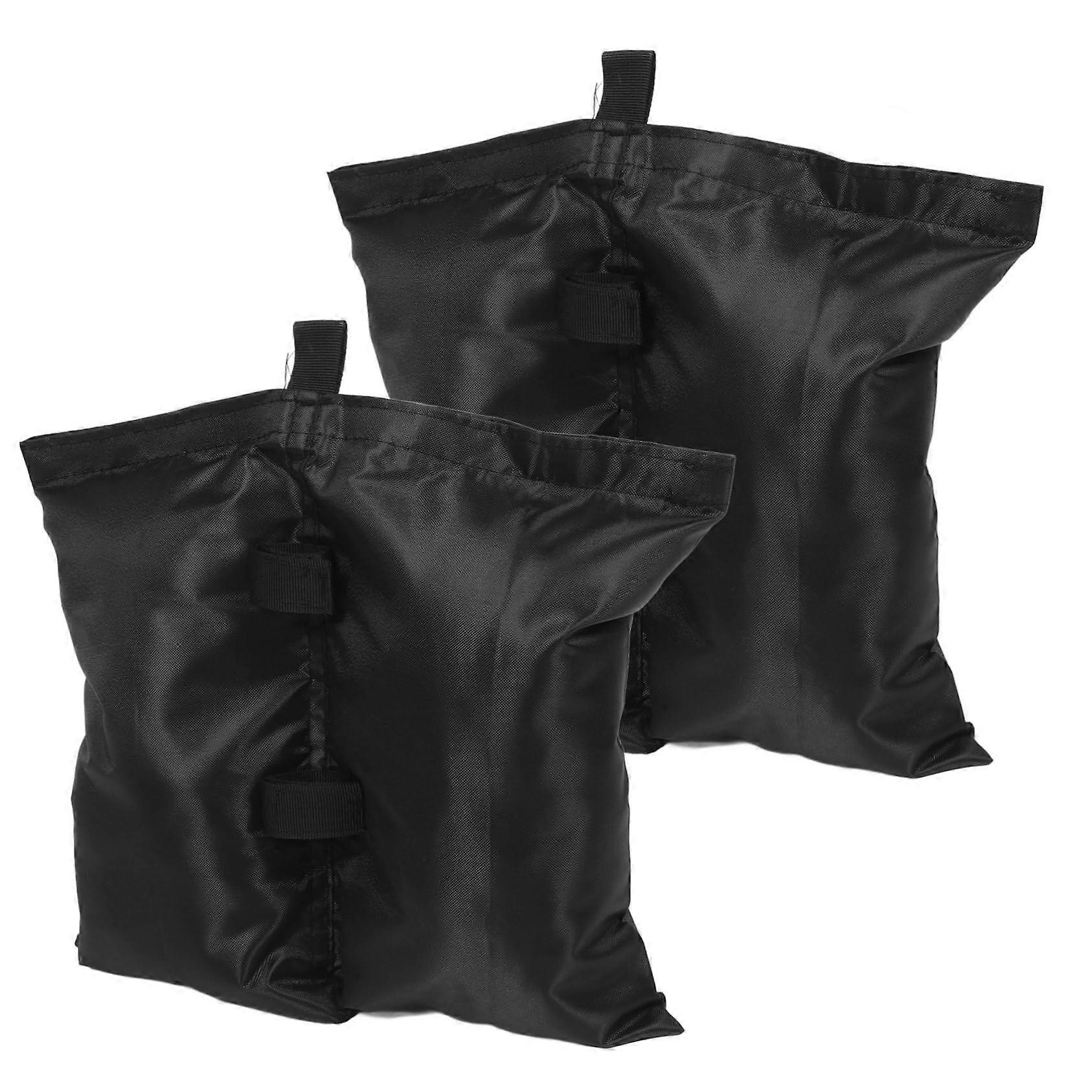 2 x Canopy Weight Bags Tent Stake Storage Bag for Camping Improved Stability