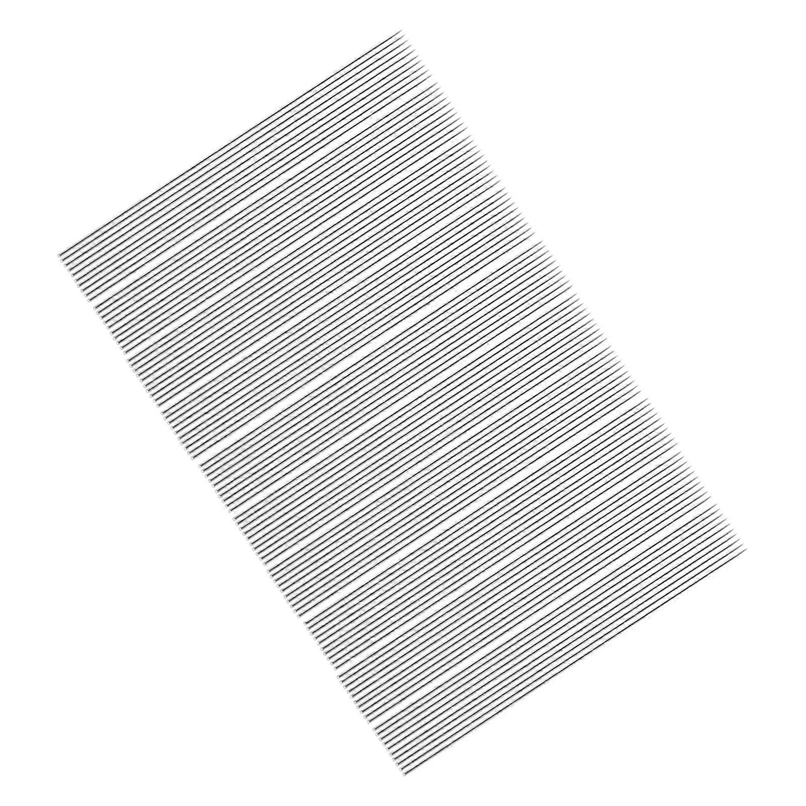 1000pcs Stainless Steel Microblading Needle Manual Microblading Semi Permanent Makeup Round Needle for Artists 31mm Length 0.25mm