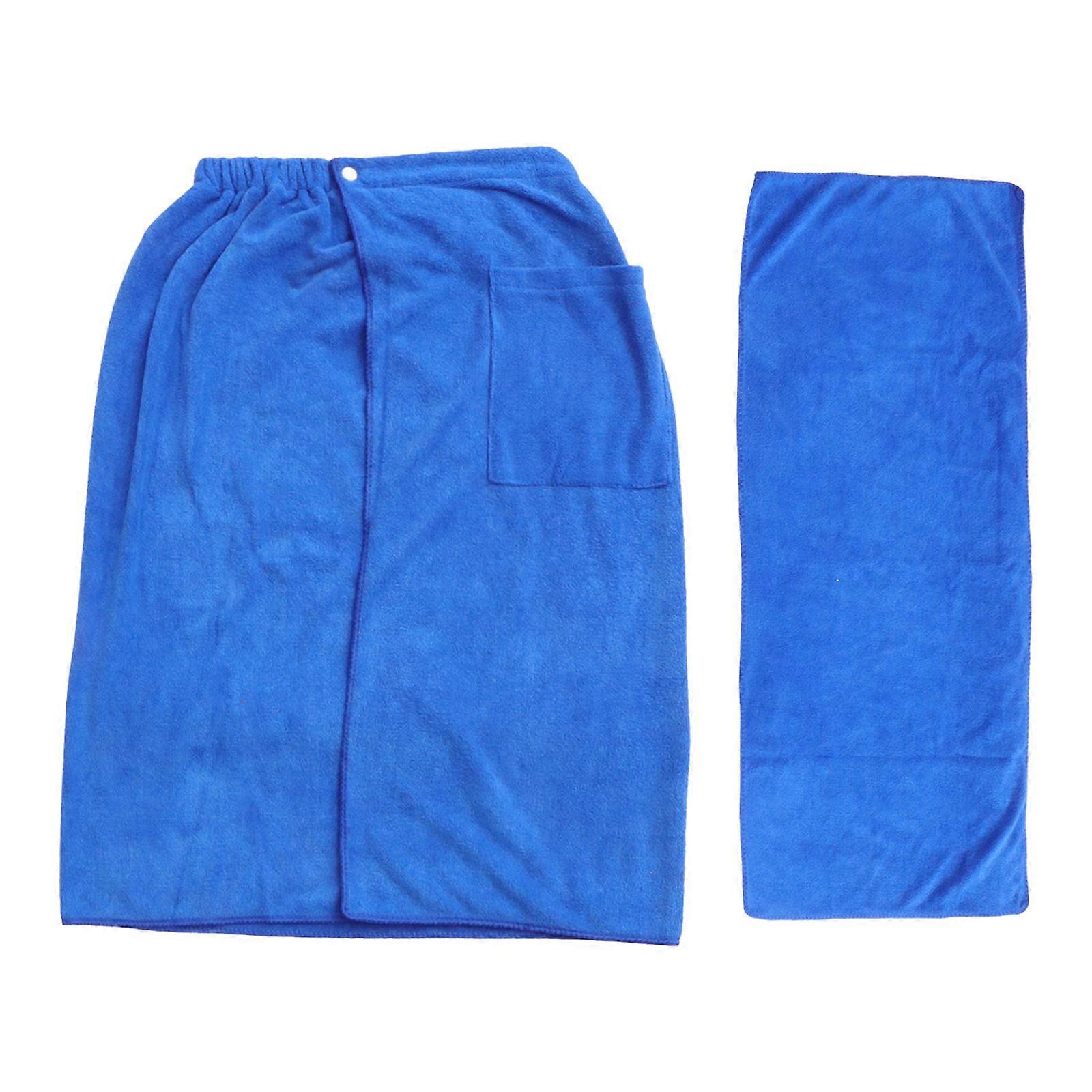 Men's Ultra Absorbent Microfiber Bath Skirt – Soft, Stylish & Comfortable for Bathroom, Living Room, or Beach Use