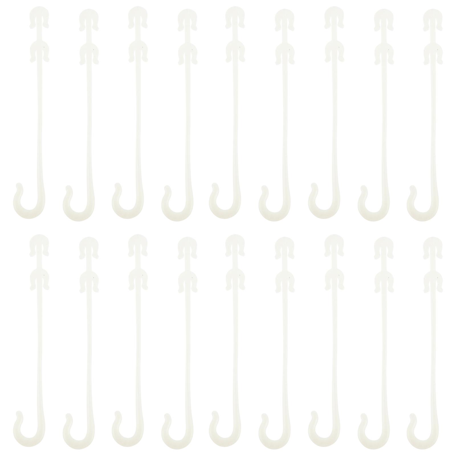 Support Hooks Plastic Hanging Hooks Flower Plant Holders Gardening Tools 9.5X1.5CM Hold Flower Branches 150Pcs