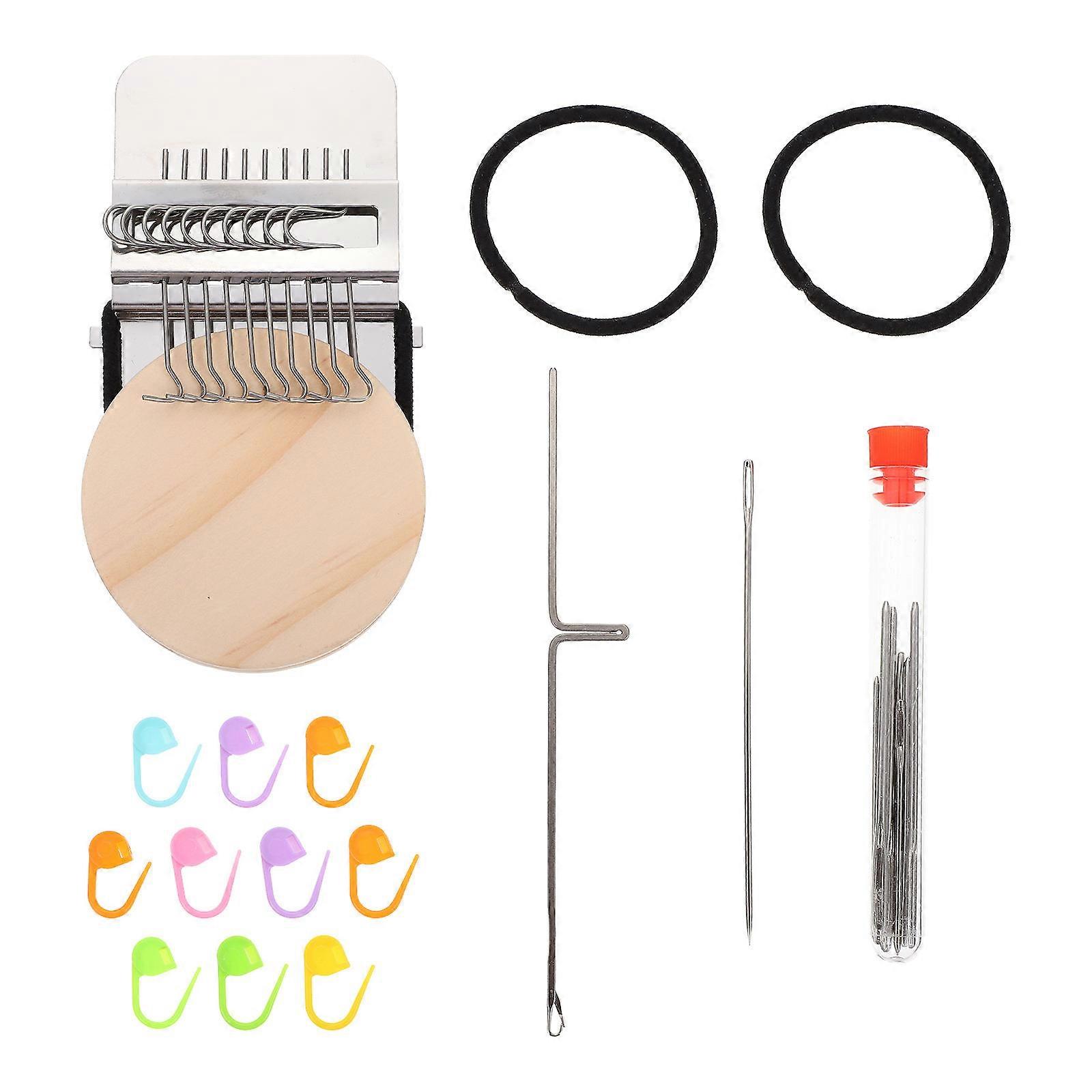 DIY Loom Weaving Toy Wooden Loom for Clothes Weaving Tool Adults and Children 1 Set