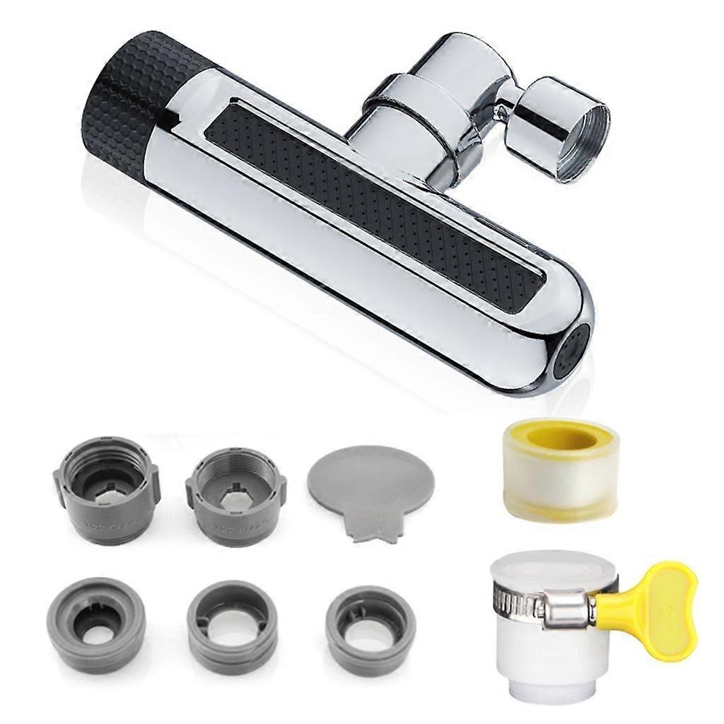 6 Function Kitchen Faucet Extender 720 Degree Rotating Faucet Extender