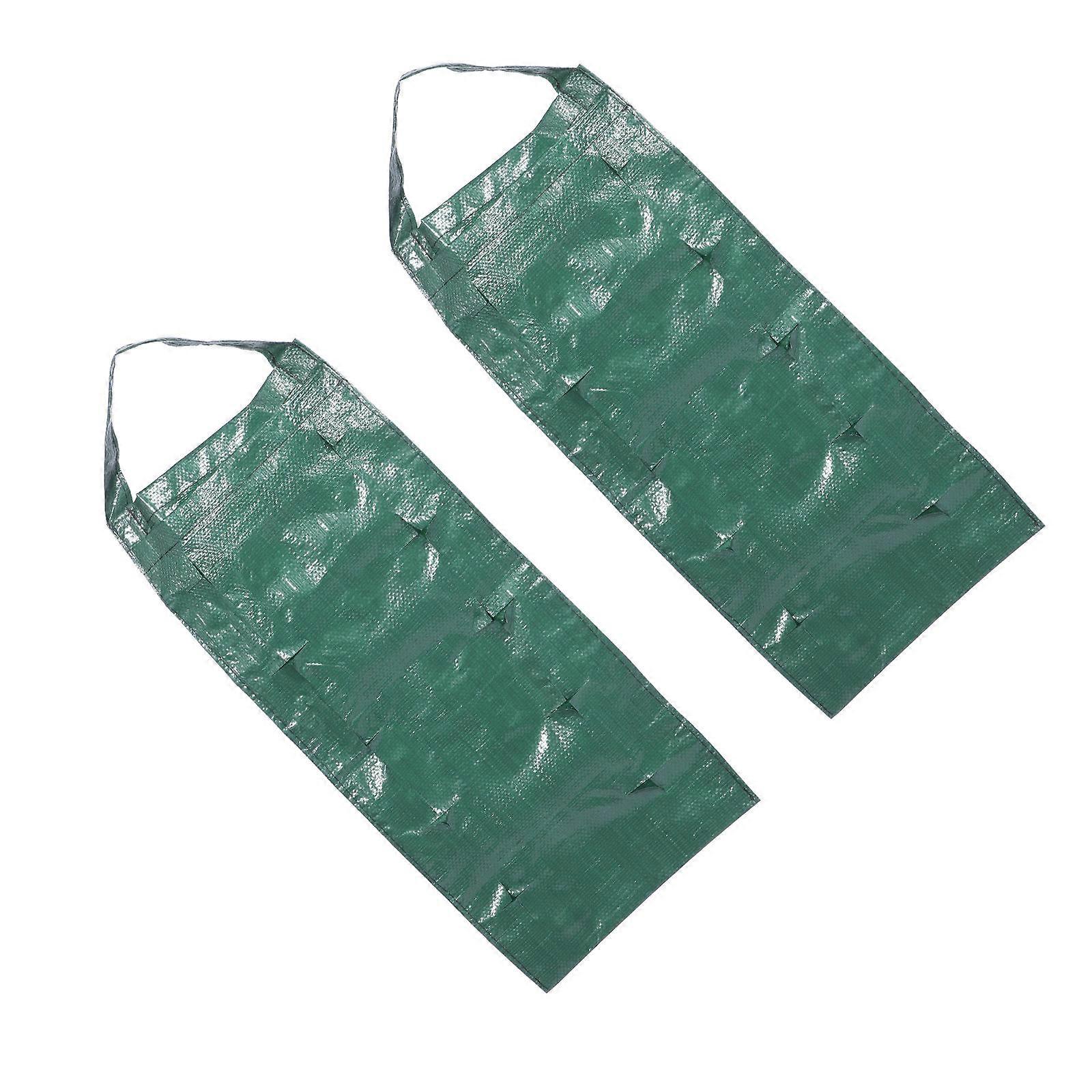Breathable Planting Bag Multi-Opening Design Storage Holder Waterproof 68.00X25.50X1.00CM 2Pcs
