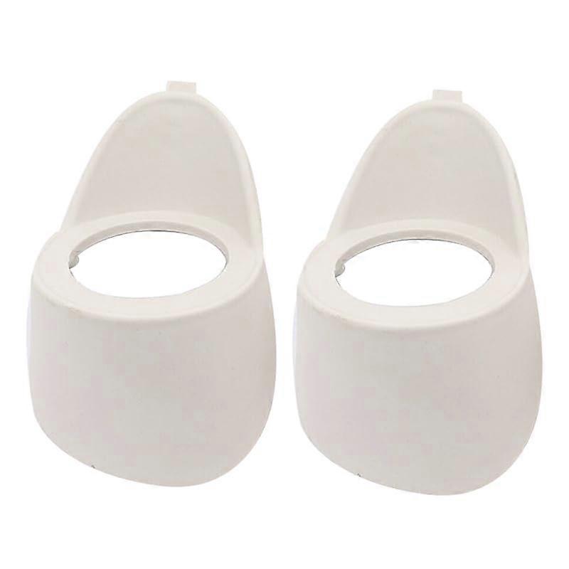 A-Pillar Tweeter Mount 2-Pack White Plastic Car Audio A- or C-Pillar Speaker Bracket Spacer Adapter (2-Way)