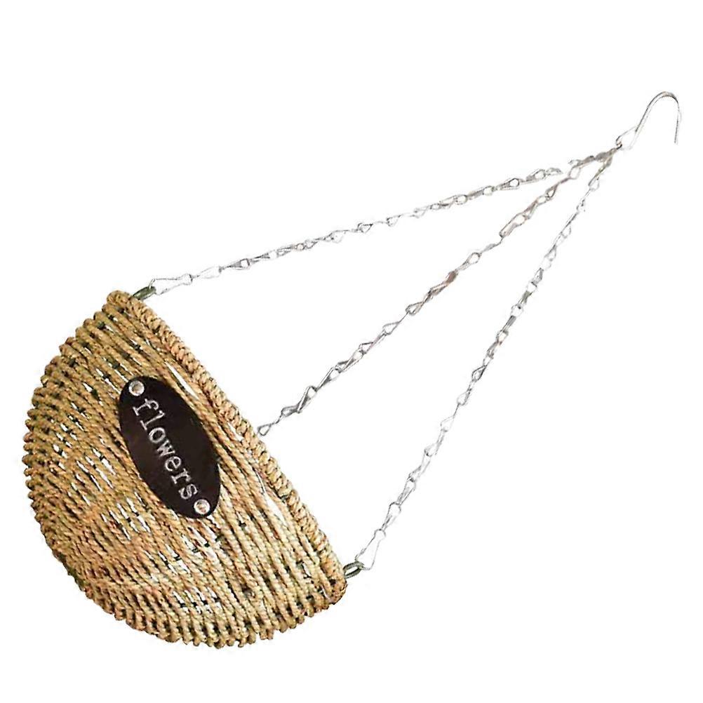 Hanging Planter Pot Wall Hanging Flower Basket Decor 1Set
