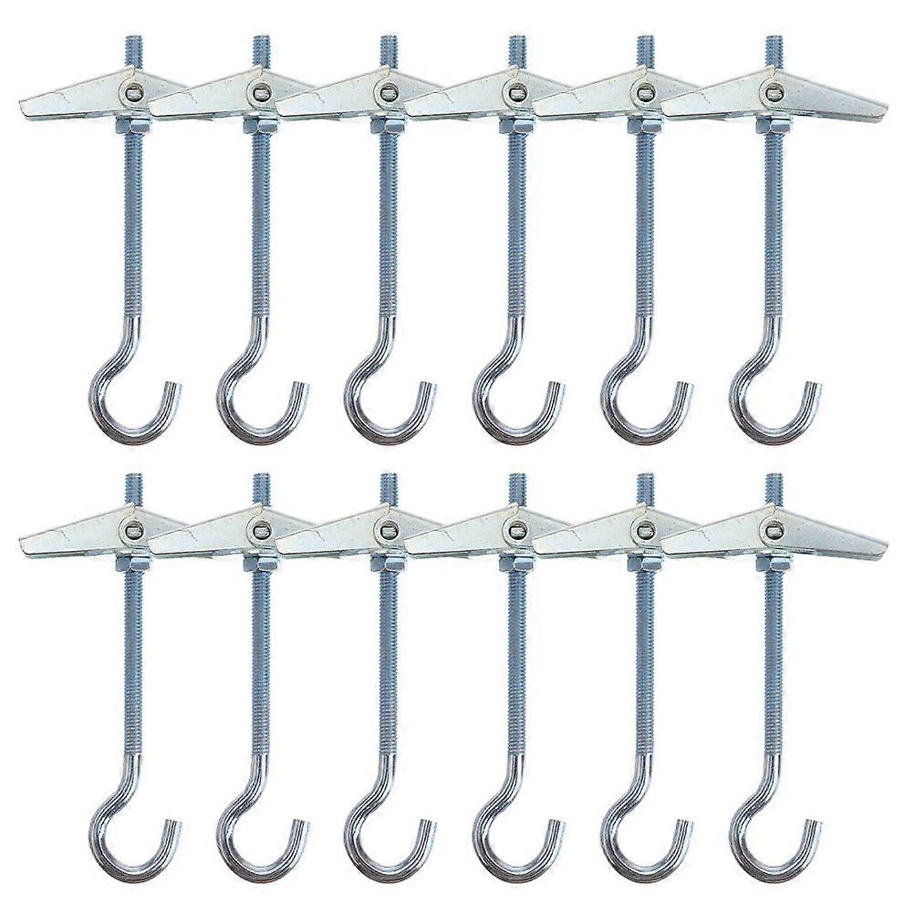 Heavy Duty Ceiling Hooks 12pcs for Plants, Light Fixtures & Wind Chimes – Easy Installation & Versatile Wall Mounting Solution