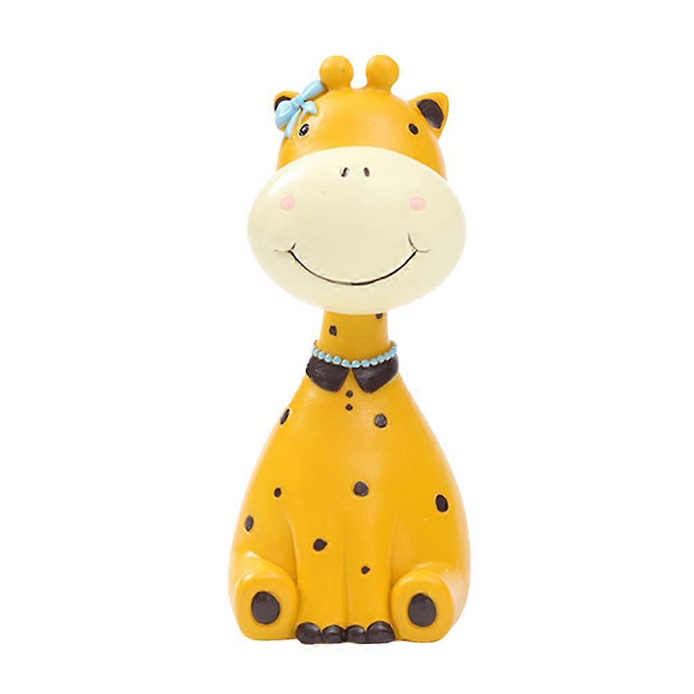 Cute Animal Eyeglass Holder Stand Deer Shape Resin Decoration Design Home Office 7x7.5x15.5cm 1Pc
