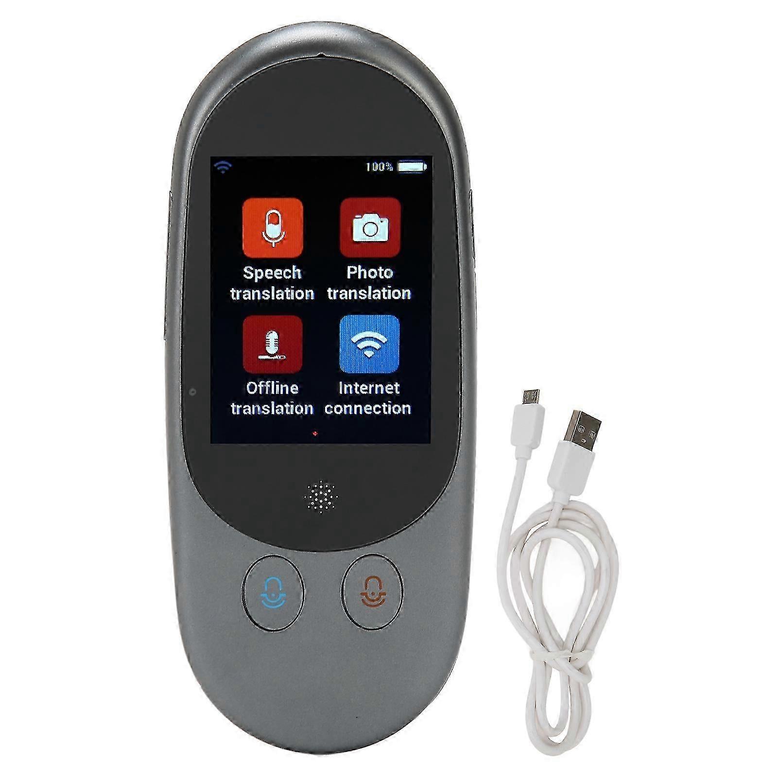 Language Translator Device, 126 Languages, Lcd Touch Screen, Hd Camera
