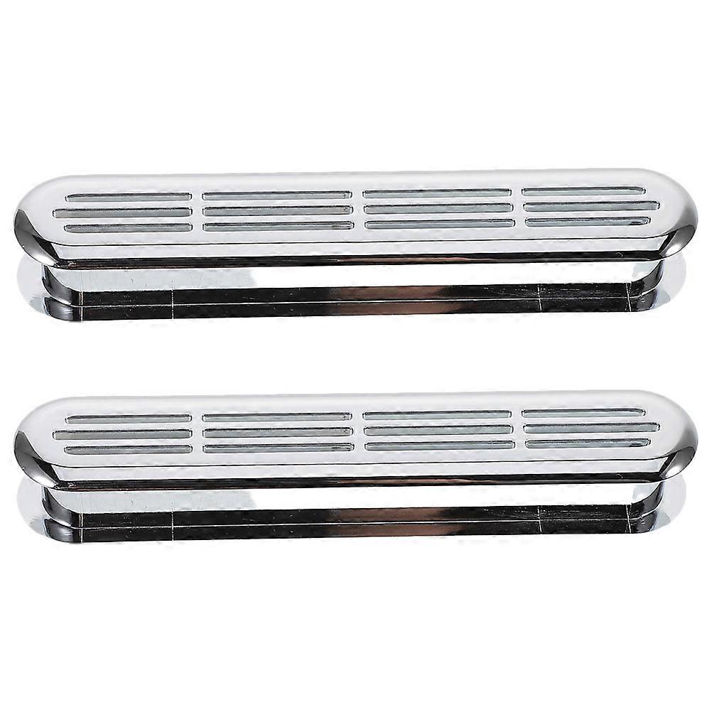 2PCS Air Vent Grille for Cabinet Shoe Cabinet RV Cabinet with Heat Dissipation Cover and Decorative Design