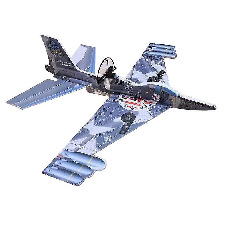 Electric Epp Foam Hand Throwing Aircraft Usb Charging Rotary Plane Model Toy