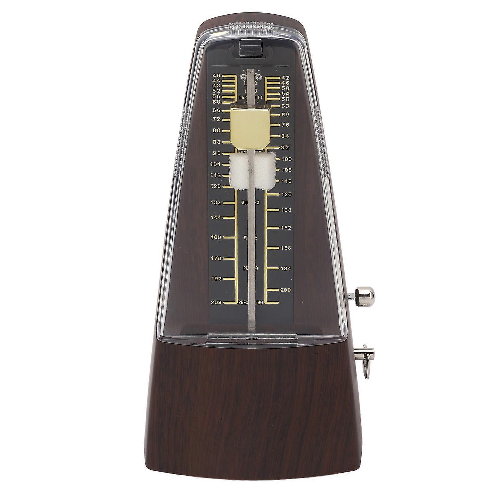 Mechanical Metronome 40 To 208 Bpm Precise Rhythm Universal Metronome for Piano Violin Guitar Bass Drums
