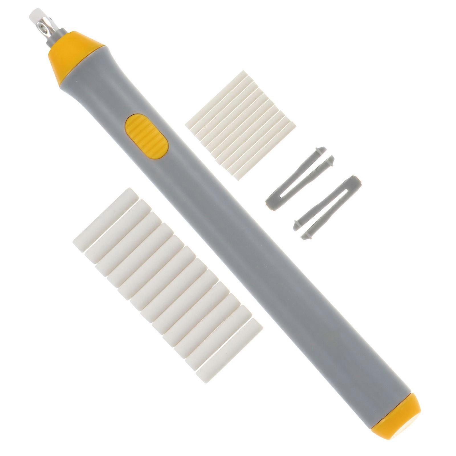 Professional Electric Eraser Set For Painters 16 X 1.6 X 1.6 Cm Grey Lightweight Typo Erasing 1 Set