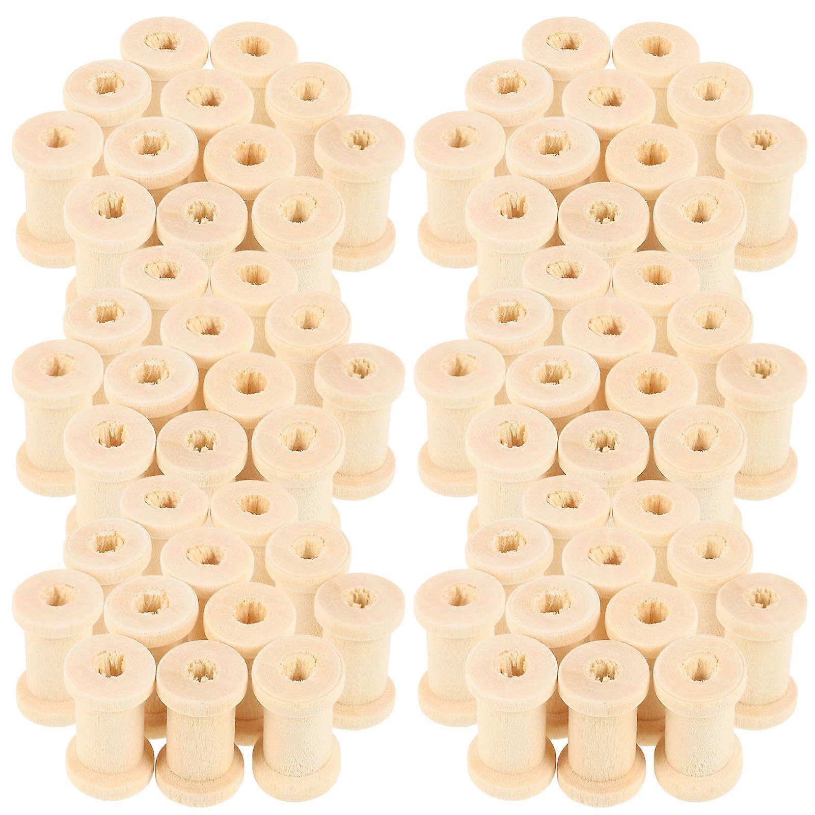 Yarn Holder Thread Spools for Sewing, Embroidery & Craft Projects – Natural Color, Easy to Use & Organize