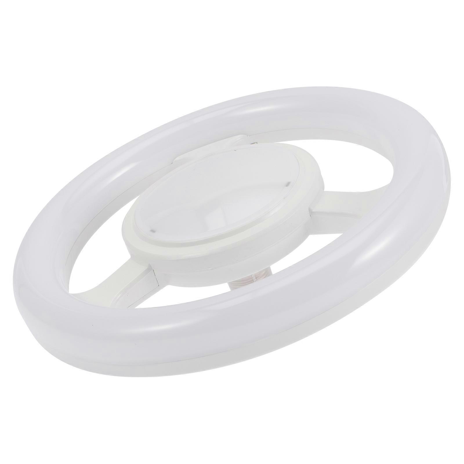 Light Bulb E27 Socket Ring Shape For Replacement Lighting 9.8X9.8X3.1In Dustproof 1Set