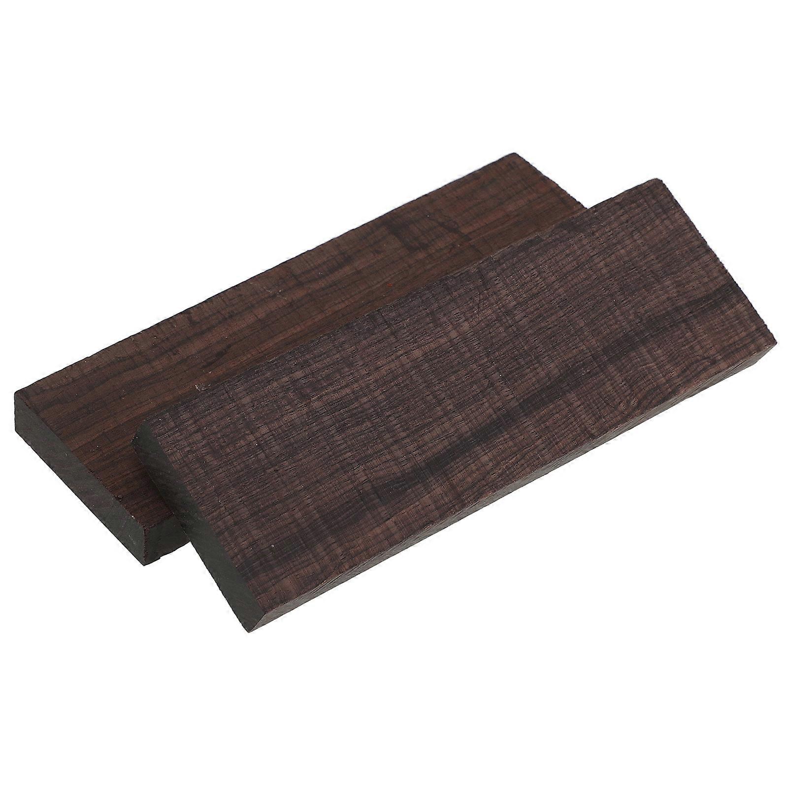 Fabrication d’instruments Blocs De Bois D’ébène Pour Guitare Sillet Et Selle Kit De Bricolage Débutants Professionnels Marron 12.50X4.00X1.00Cm 2Pcs