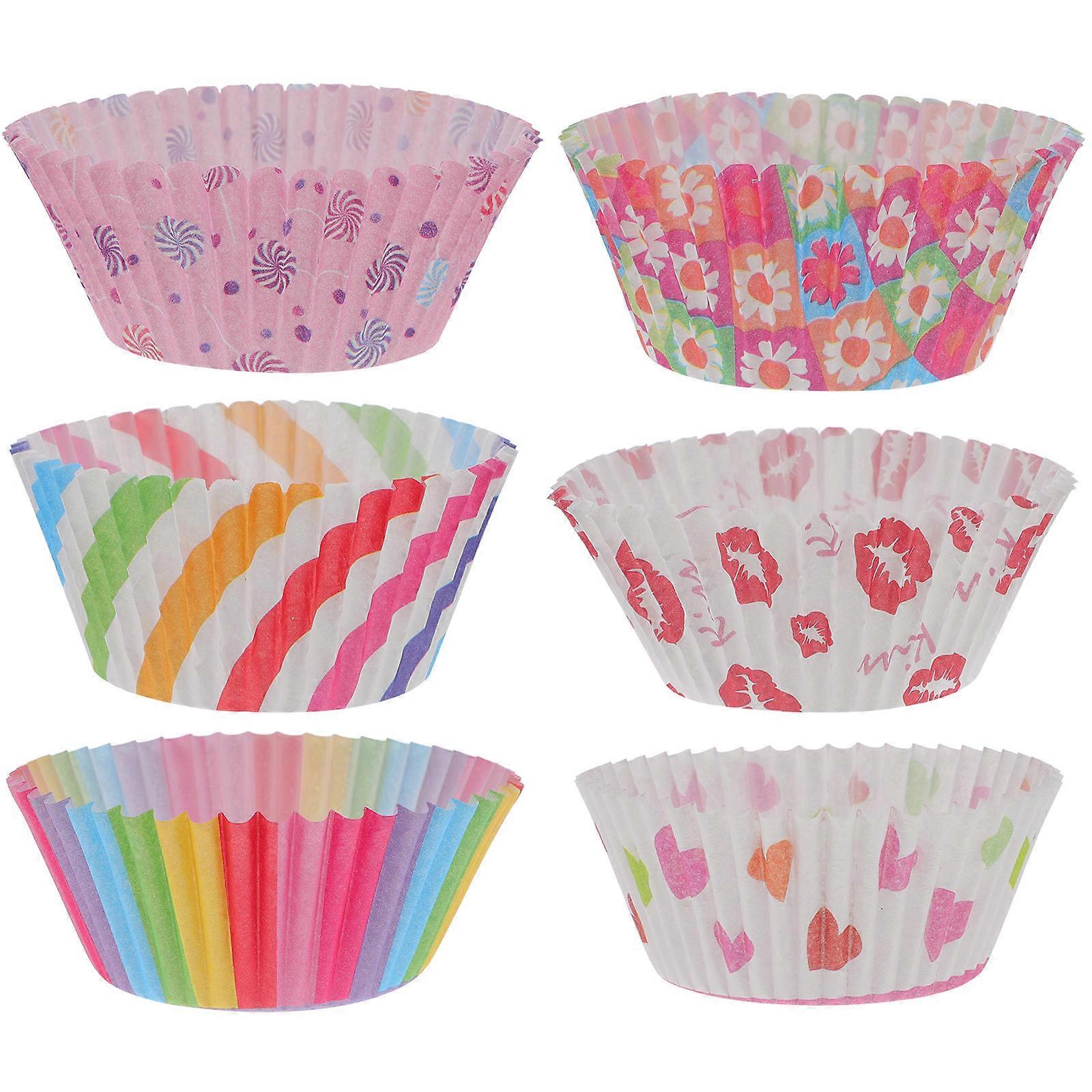 Paper Muffin Cups Baking Cases Round Shape Wedding Birthday Party Kitchen Baking 600Pcs