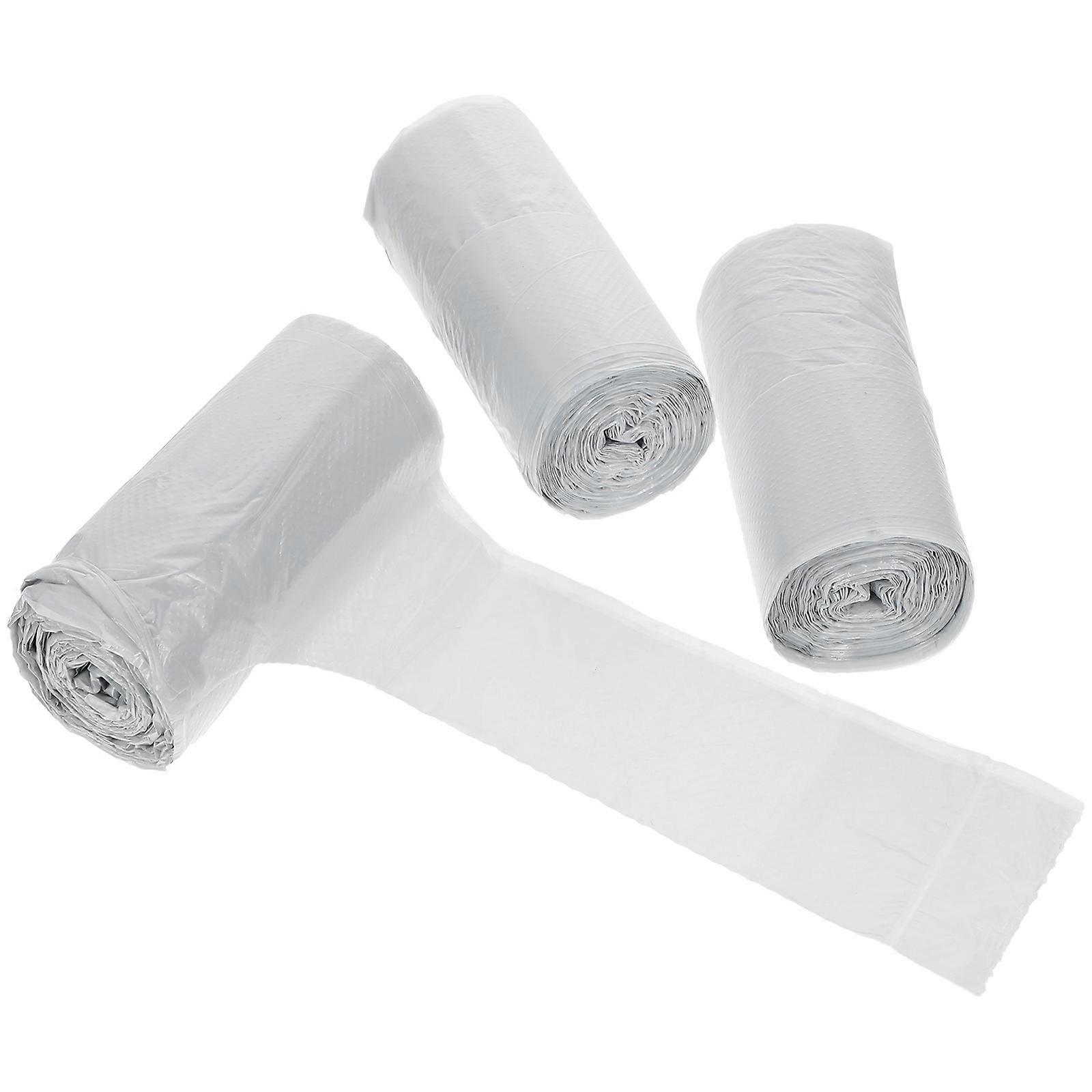Rubbish Bags Convenient 3 Rolls Garbage Storage For Households Odorless Grey