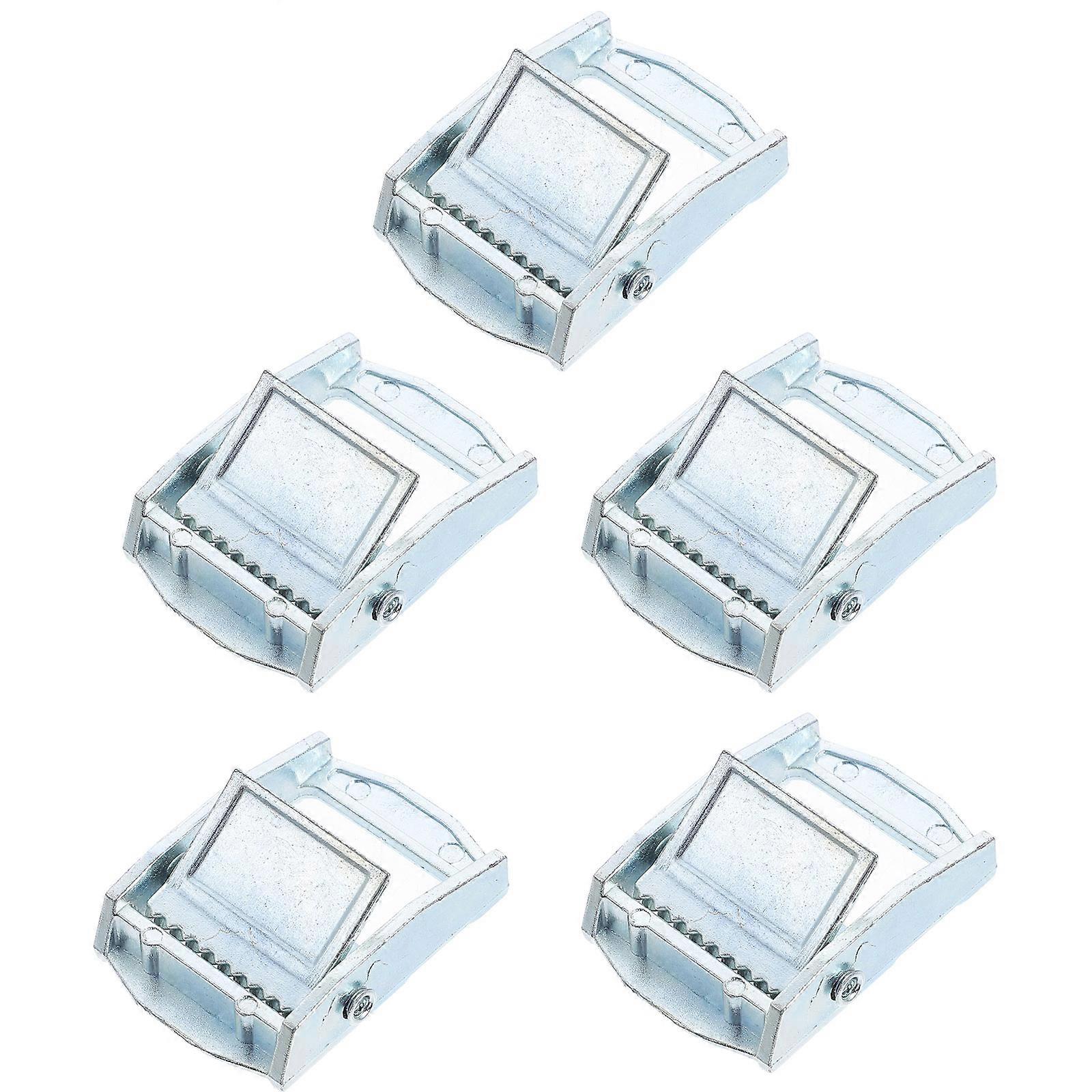 Metal Webbing Buckle 5Pcs Durable Zinc Alloy Replacement Strap Lock Suitable For Outdoor Use 4.5x3x1.8CM Smooth Surface