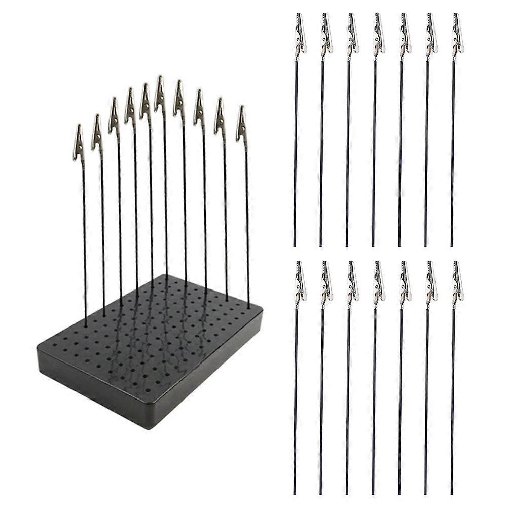 1 Set Model Painting Stand Base Airbrush Crafts Kit Coloring Clip